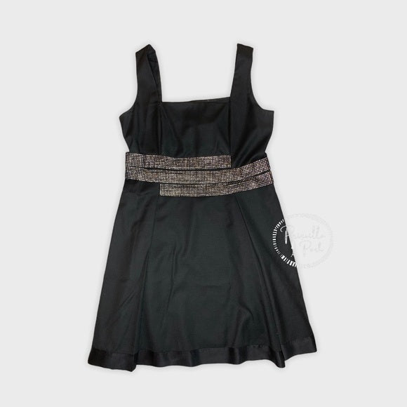 Tory Burch Crystal Embellished Belt Evening Dress