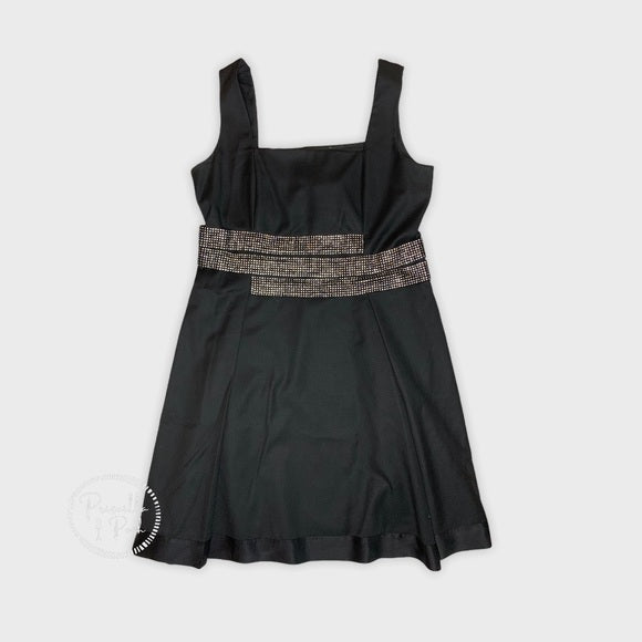 Tory Burch Crystal Embellished Belt Evening Dress