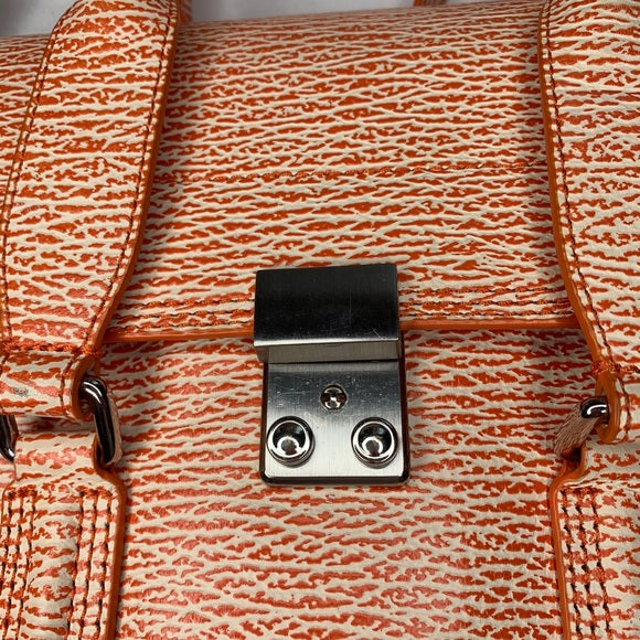 3.1 Phillip Lim Pashli Orange Leather Satchel