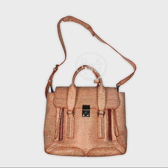 3.1 Phillip Lim Pashli Orange Leather Satchel