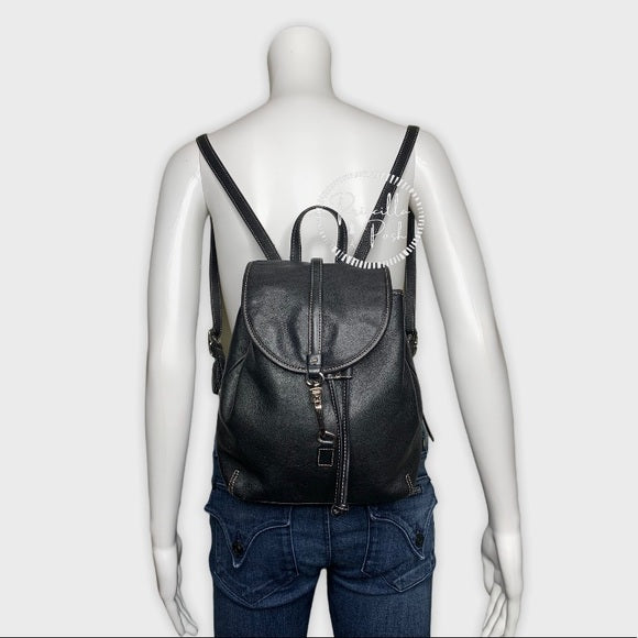 Vintage Coach Black Leather Legacy Backpack 9368