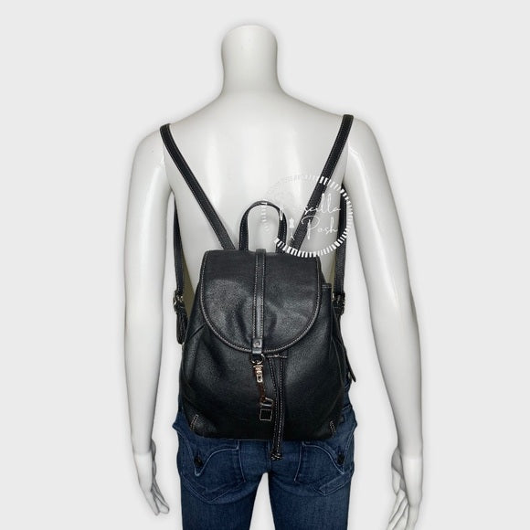 Vintage Coach Black Leather Legacy Backpack 9368
