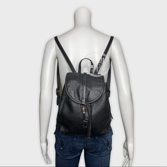 Vintage Coach Black Leather Legacy Backpack 9368