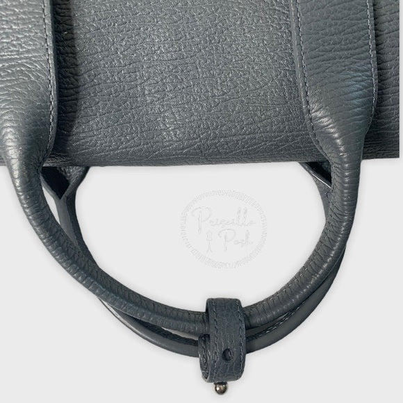 3.1 Phillip Large Grey Leather Silver Pashli Tote