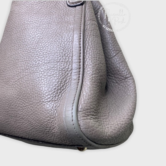 Gucci Soho Convertible Shoulder Bag Leather Taupe