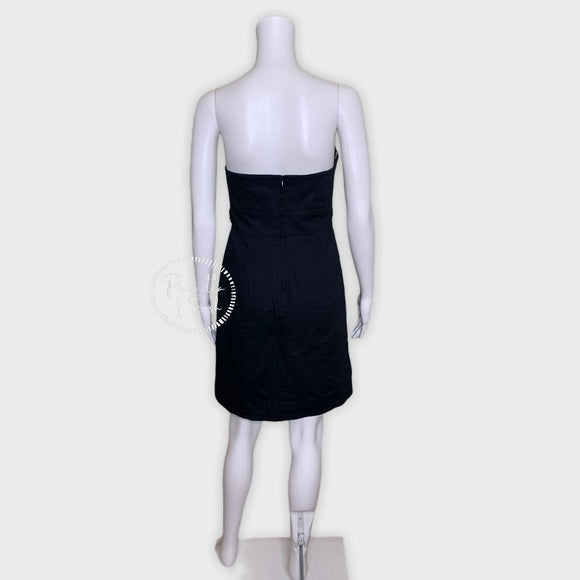 Lilly Pulitzer Black Strapless Crystal Belt Dress