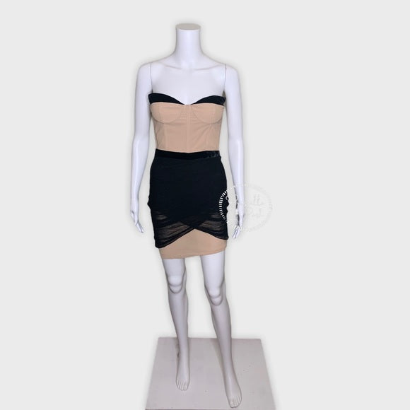 Alexander Wang Two-Tone Corset Dress