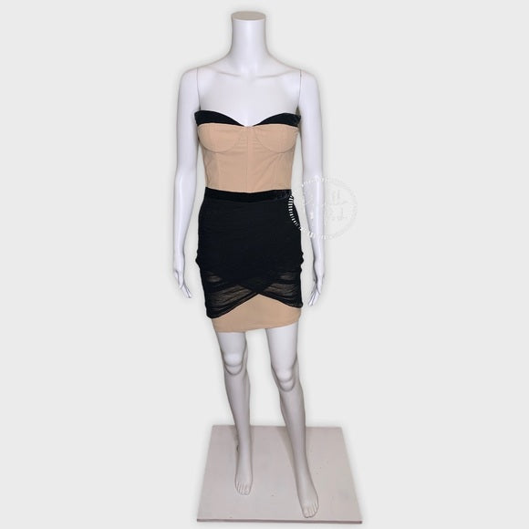 Alexander Wang Two-Tone Corset Dress