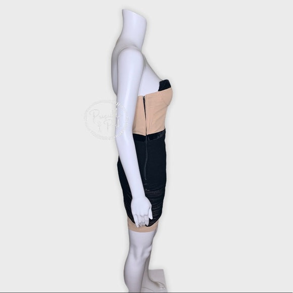 Alexander Wang Two-Tone Corset Dress