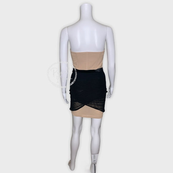 Alexander Wang Two-Tone Corset Dress