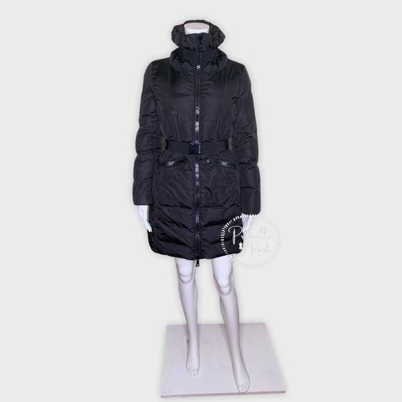 Moncler 'Cobaye' Long Black Goose Down Puffer Jacket