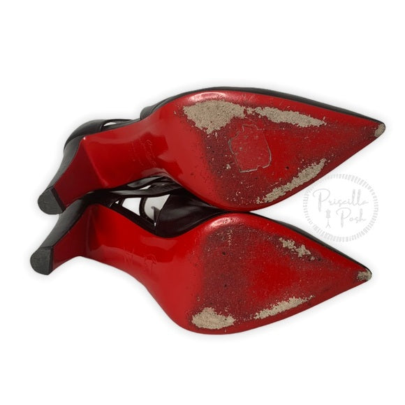 Christian louboutin Pointpik Napa Heeled Boots