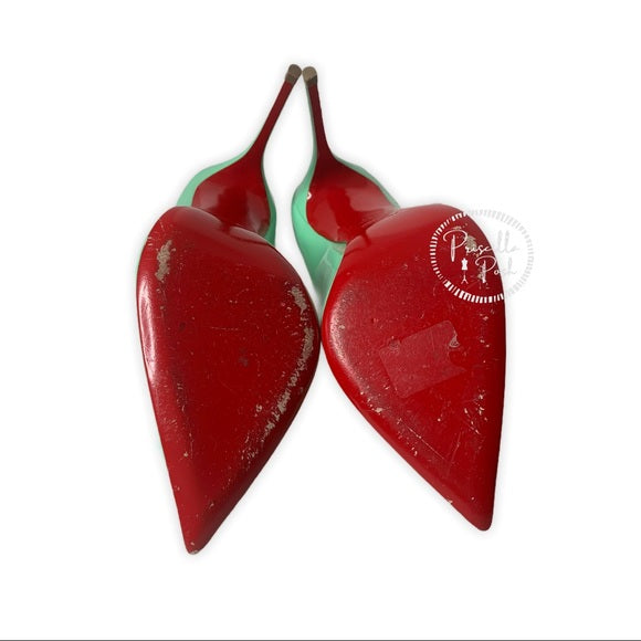 Christian Louboutin Patent Leather Point-toe Pumps