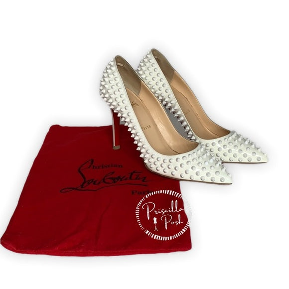 Christian Louboutin Follies Spikes Patent Leather