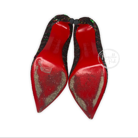 Christian Louboutin Pigalle Follies Sequin Pointy