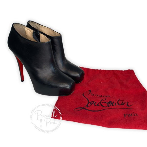 CHRISTIAN LOUBOUTIN Miss 120 Platform Ankle Boots