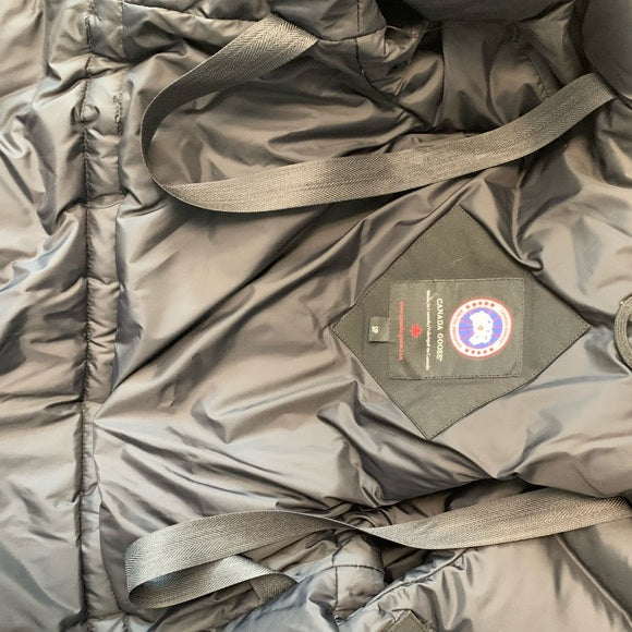CANADA GOOSE Coyote Fur-Trim Parka Black Coat