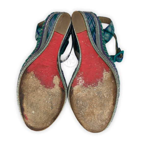 Christian Louboutin Multicolor Espadrille Tie Dye