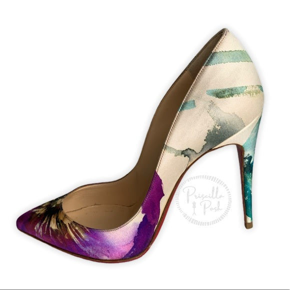 Christian Louboutin Pigalle Follies Maxi Fiori