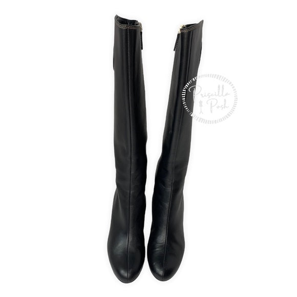 Gucci Stil Pelle S. Cuoio Womens Boots Gucci Soho Black Leather Boots Tall