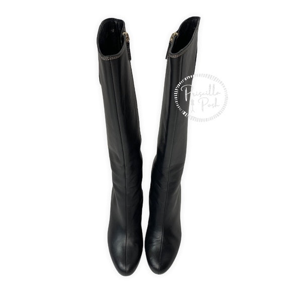 Gucci Stil Pelle S. Cuoio Womens Boots Gucci Soho Black Leather Boots Tall