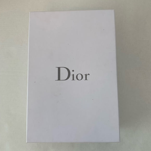 Christian Dior Black Leather Laser Cut Flore Pumps