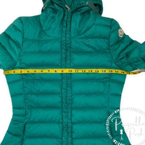 Moncler Blue Green Mayotte Goose Down Puffer Jacket Puffer Coat
