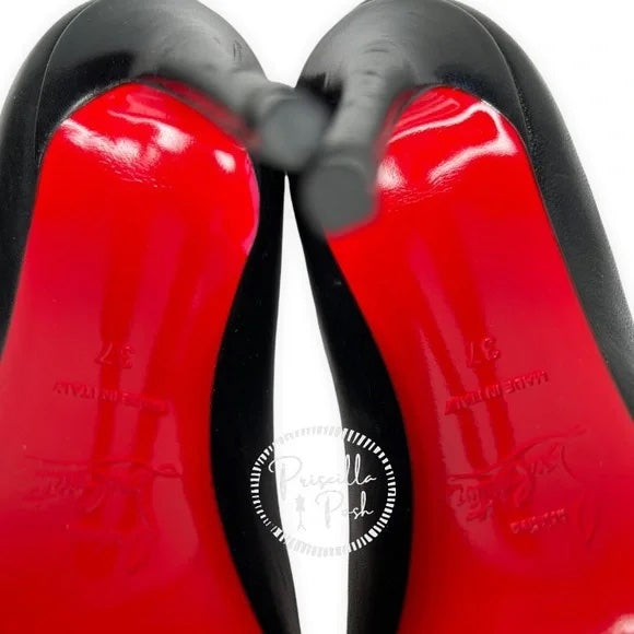Christian Louboutin Pumps Spikyshell 100 embellished Black/Silver Silver Spike