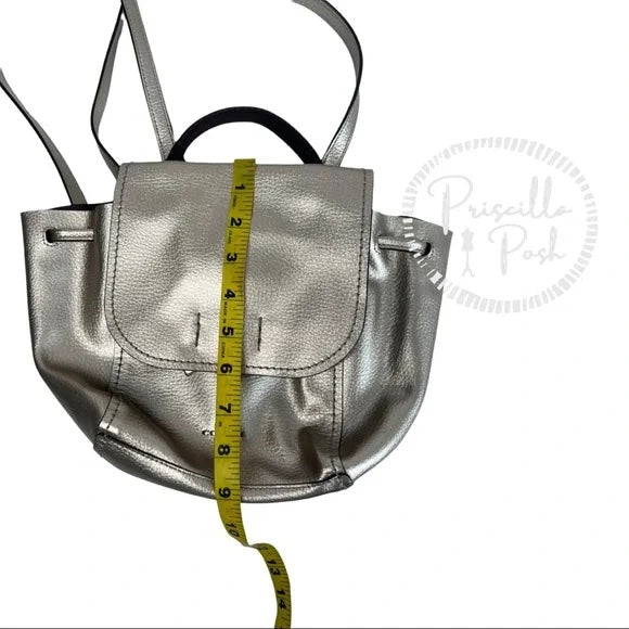 Coach F16605 Derby Backpack Metallic Leather Gold Convertible Backpack Crossbody