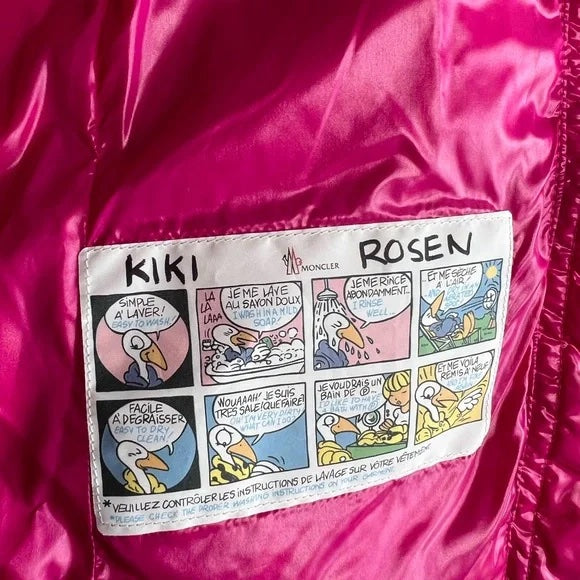Moncler Bright Pink Puffer Vest Goose Down Padded Hot Pink
