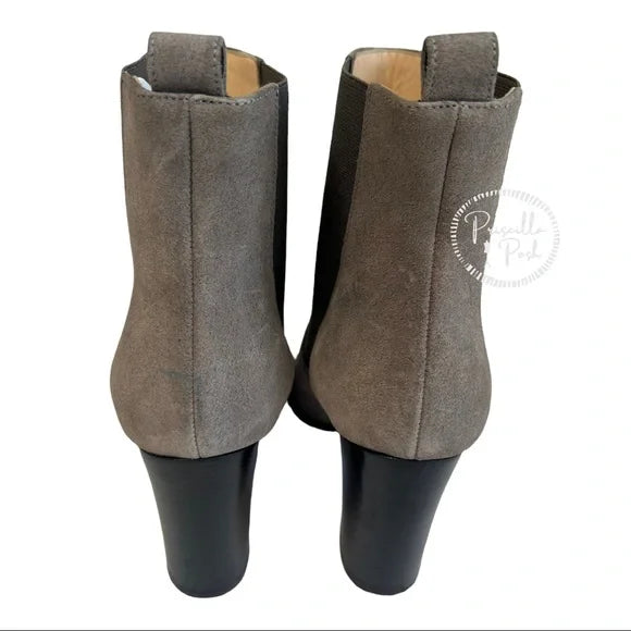 Christian Louboutin Crosta Verabotta 85 Chelsea Boots Grey Black Ankle Boots 36.5