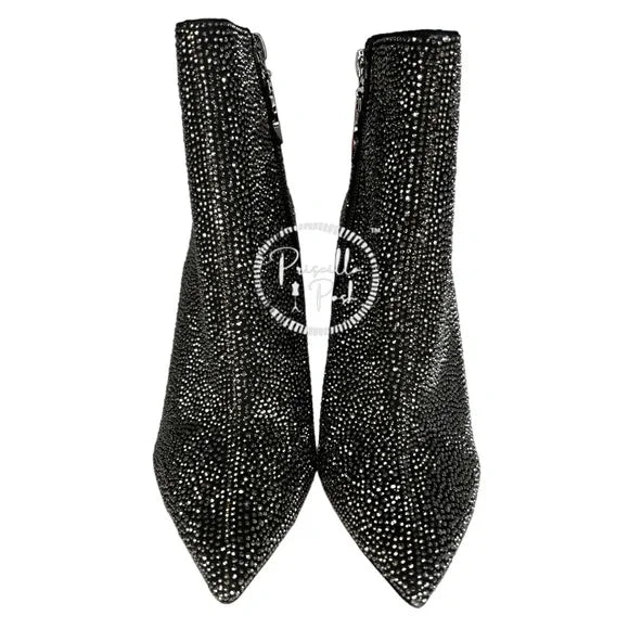 Christian Louboutin So Kate Custom AB Crystal Swarovski Boots Booties Ankle Boots
