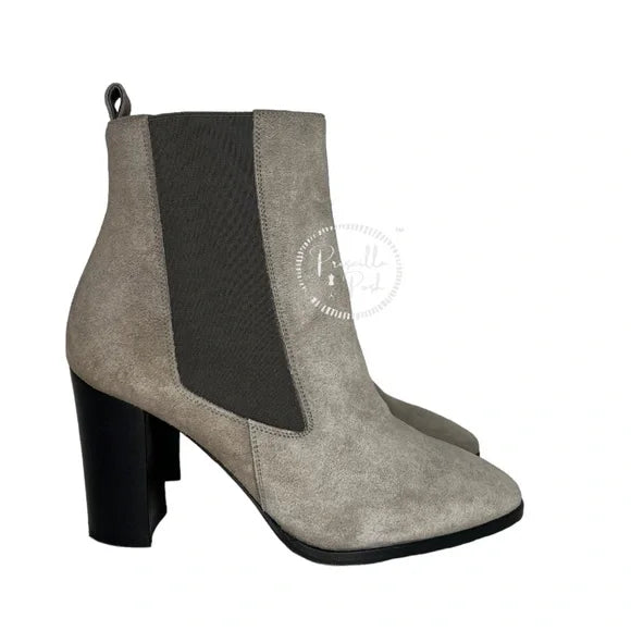 Christian Louboutin Crosta Verabotta 85 Chelsea Boots Grey Black Ankle Boots 36.5