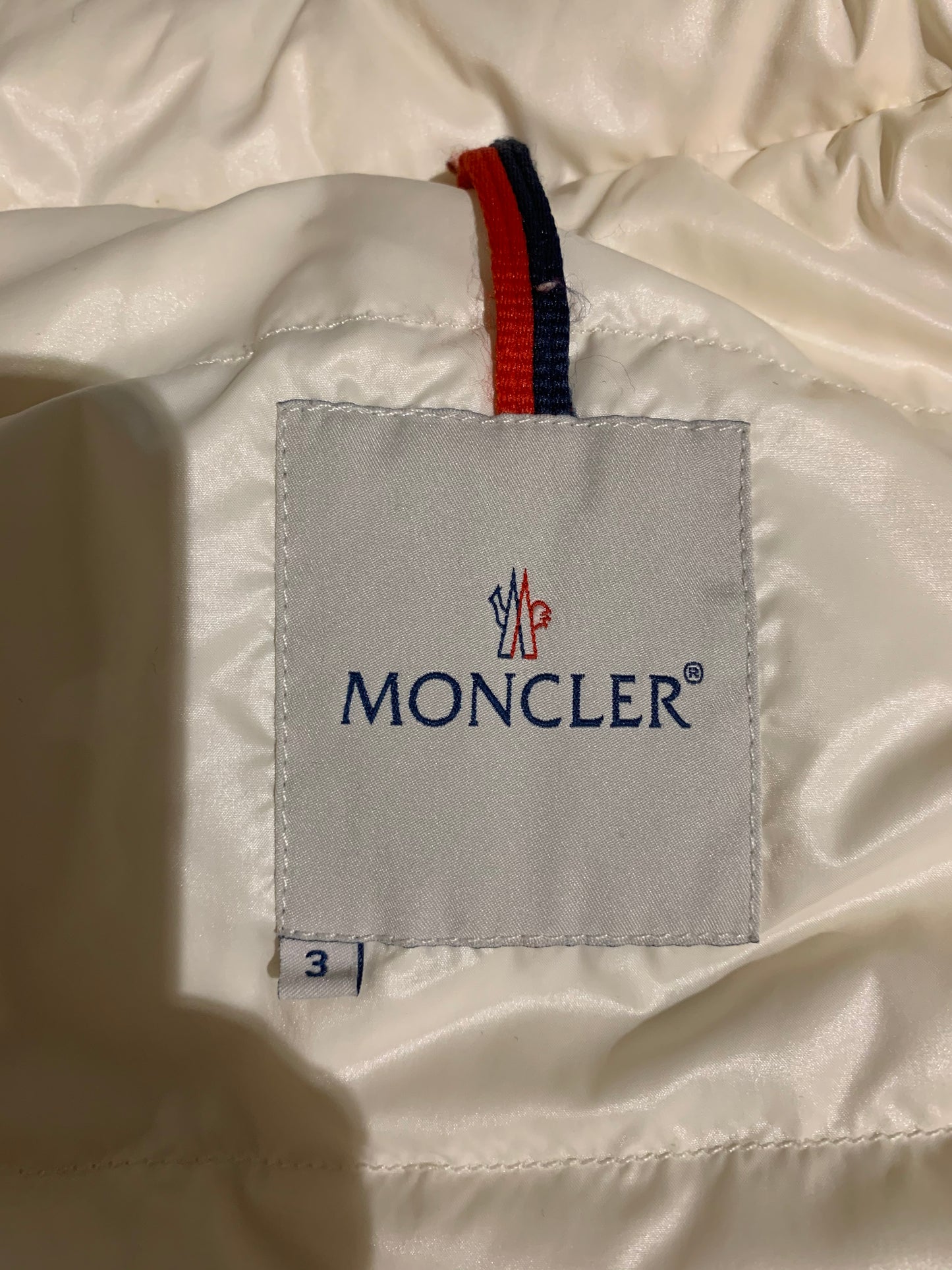 Moncler Ivory White Down Puffer Jacket Winter Coat