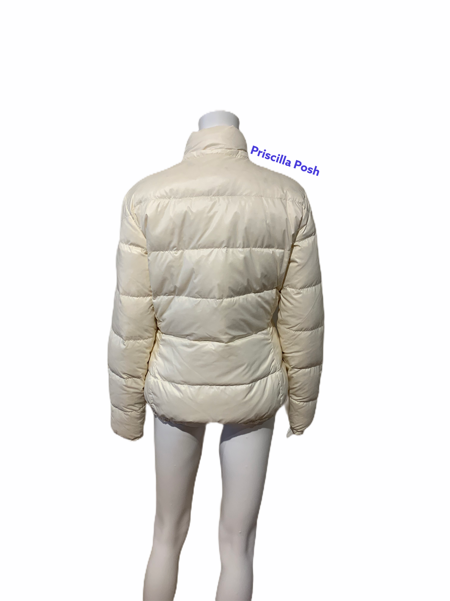 Moncler Ivory White Down Puffer Jacket Winter Coat