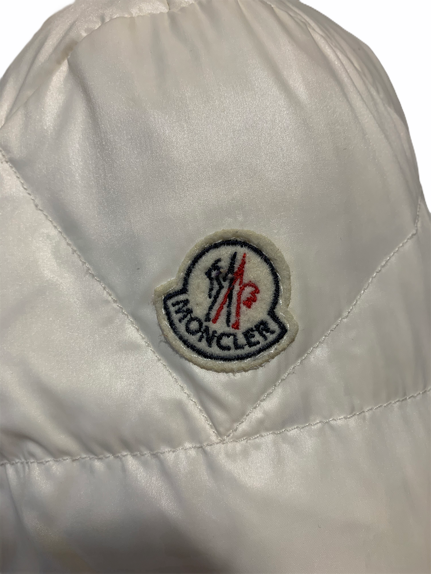 Moncler Ivory White Down Puffer Jacket Winter Coat