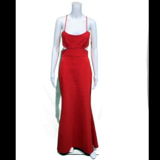 Jill Jill Stuart Red Cardinal Gown $398 Cut-out 6