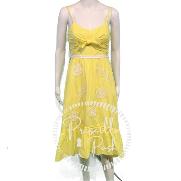 NWT Lilly Pulitzer Eloisa Midi Dress Yellow 00