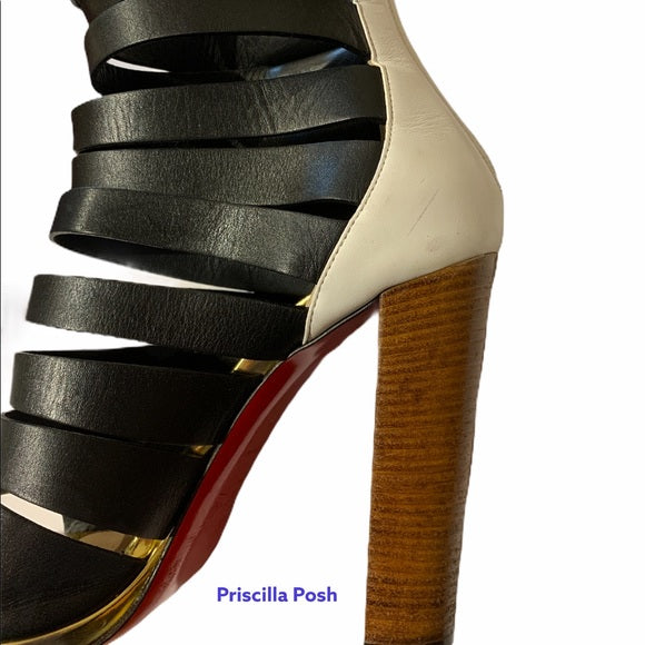 *sold* Christian Louboutin Decoupata Red Sole Boots