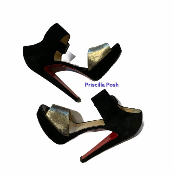 Christian Louboutin Haute Retenue black sandal