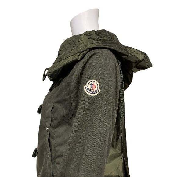 Moncler Argile Giubbotto Hooded Mixed Media Parka