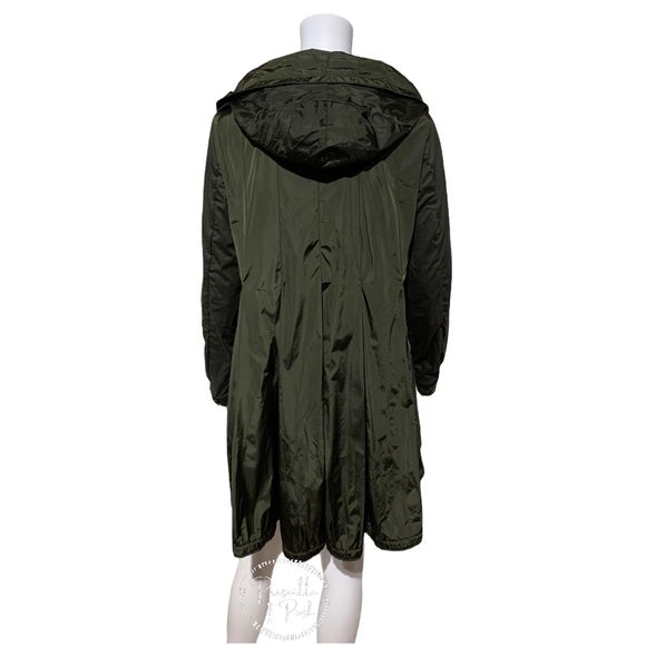 Moncler Argile Giubbotto Hooded Mixed Media Parka