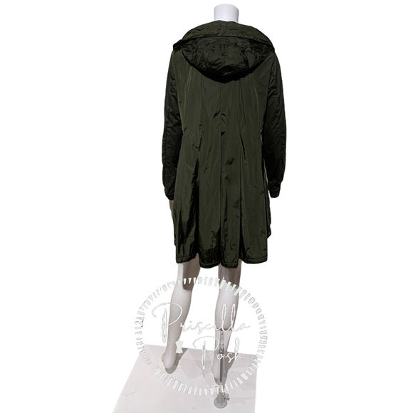 Moncler Argile Giubbotto Hooded Mixed Media Parka