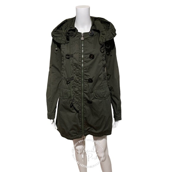 Moncler Argile Giubbotto Hooded Mixed Media Parka