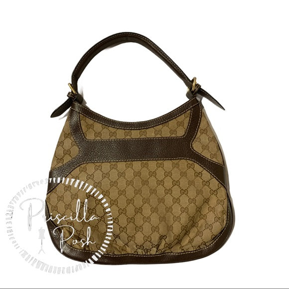 Gucci Hobo Queen Bow Guccisimma Logo Shoulder Bag