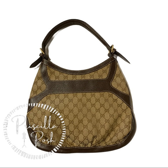 Gucci Hobo Queen Bow Guccisimma Logo Shoulder Bag