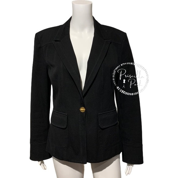 St. John Sport Black Fitted Blazer / Jacket