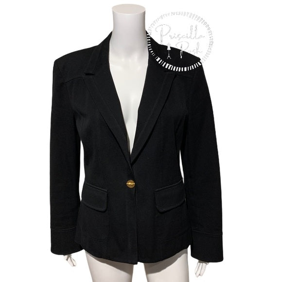 St. John Sport Black Fitted Blazer / Jacket