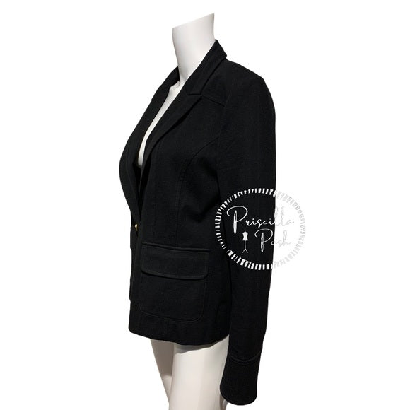 St. John Sport Black Fitted Blazer / Jacket