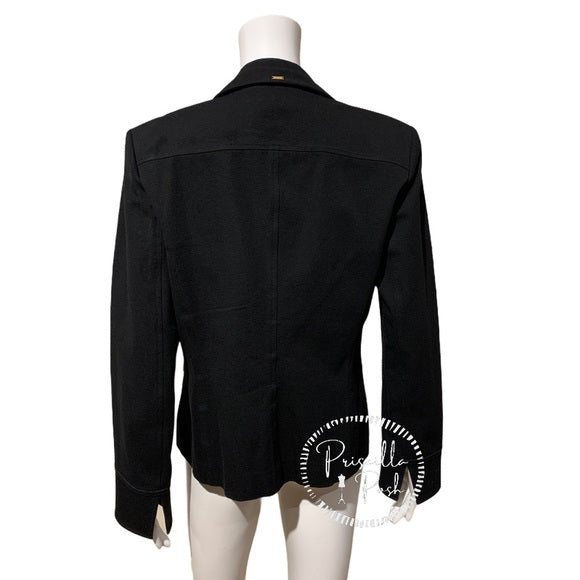 St. John Sport Black Fitted Blazer / Jacket